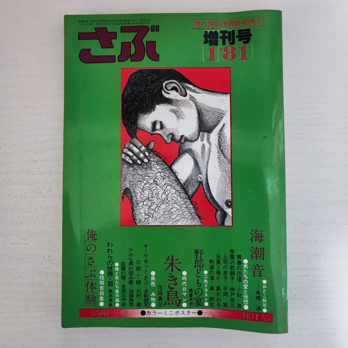 【雑誌】さぶ増刊号 NO.12 1981年1月 サン出版 ゲイ雑誌
