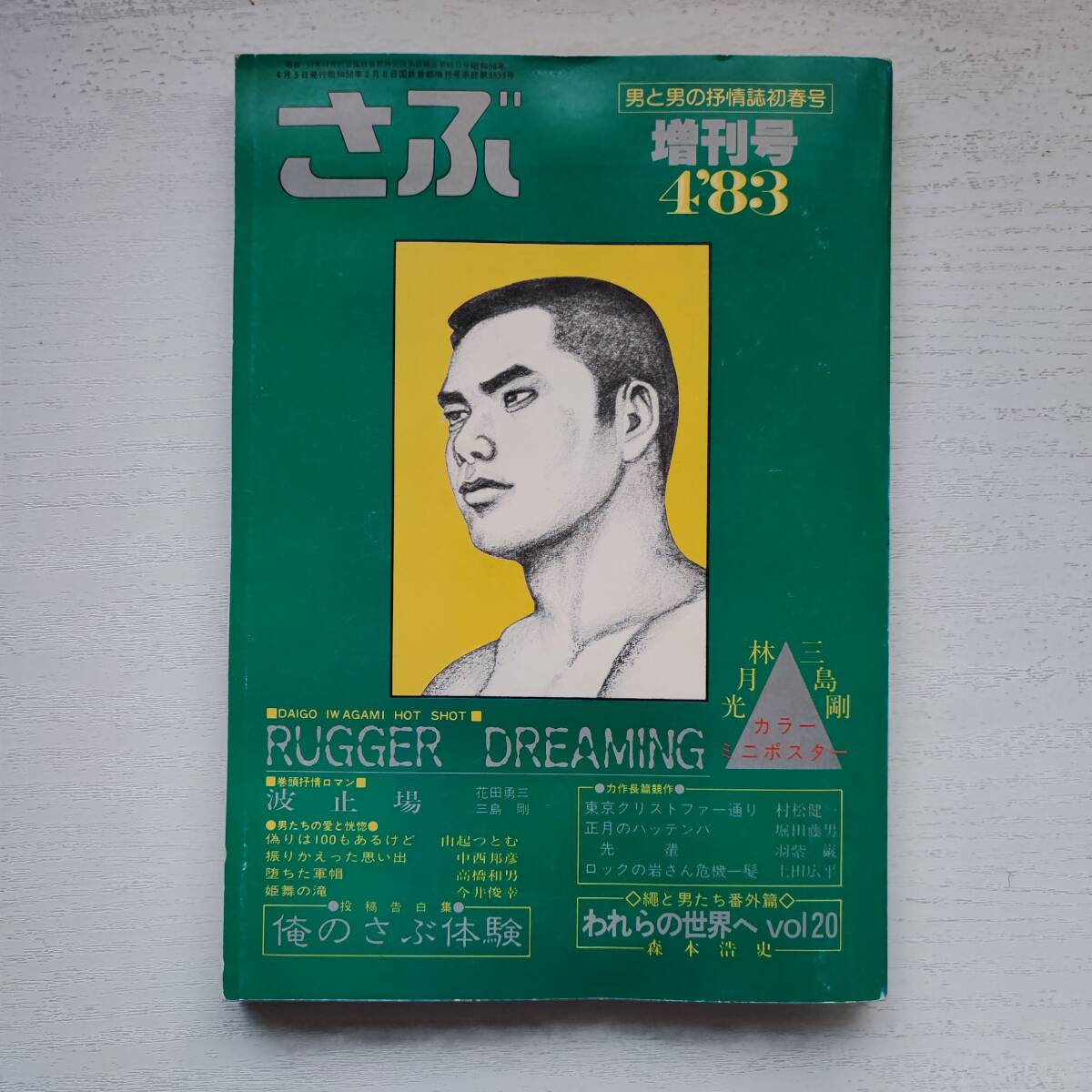 【雑誌】さぶ増刊号 NO.20 1983年4月 サン出版 ゲイ雑誌