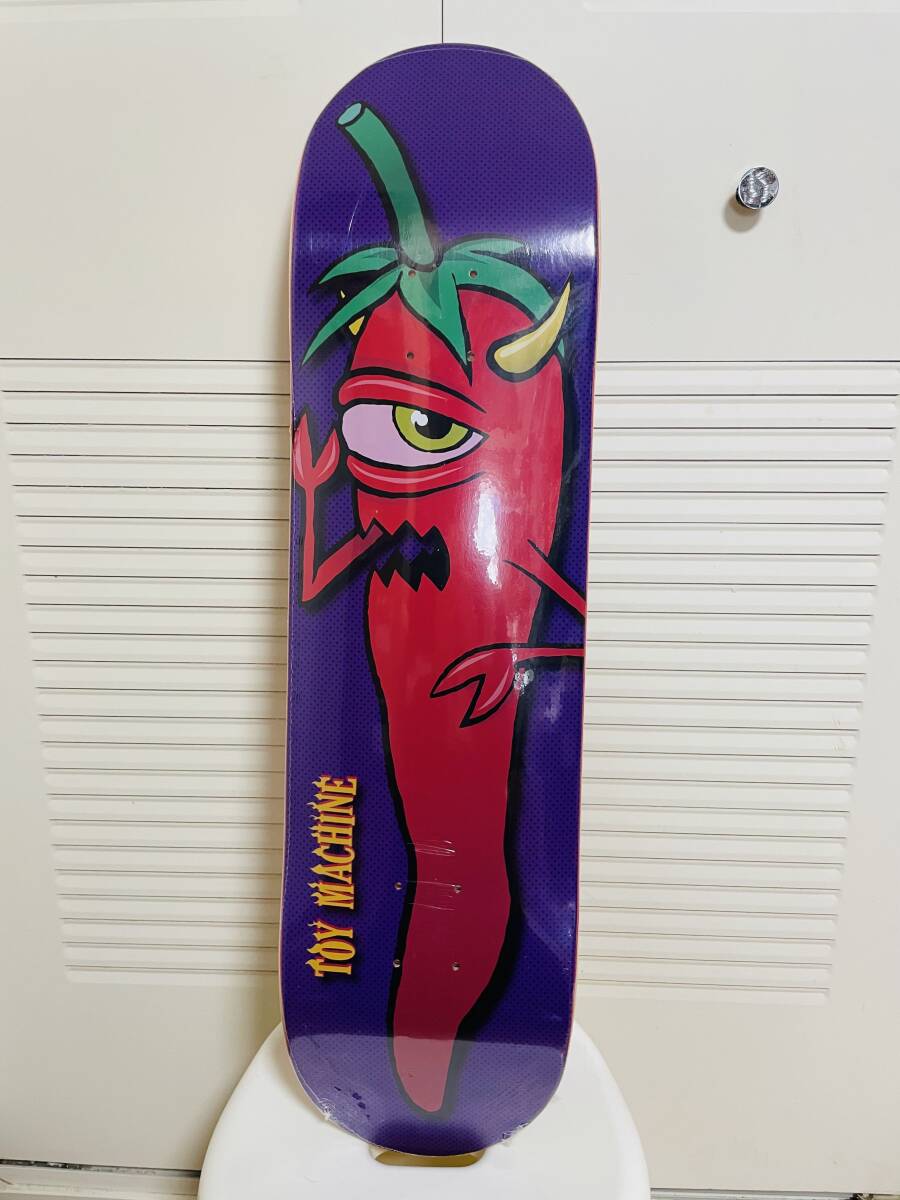 トイマシーン　Toy Machine　スケートボードデッキ　8.25*32　Chili