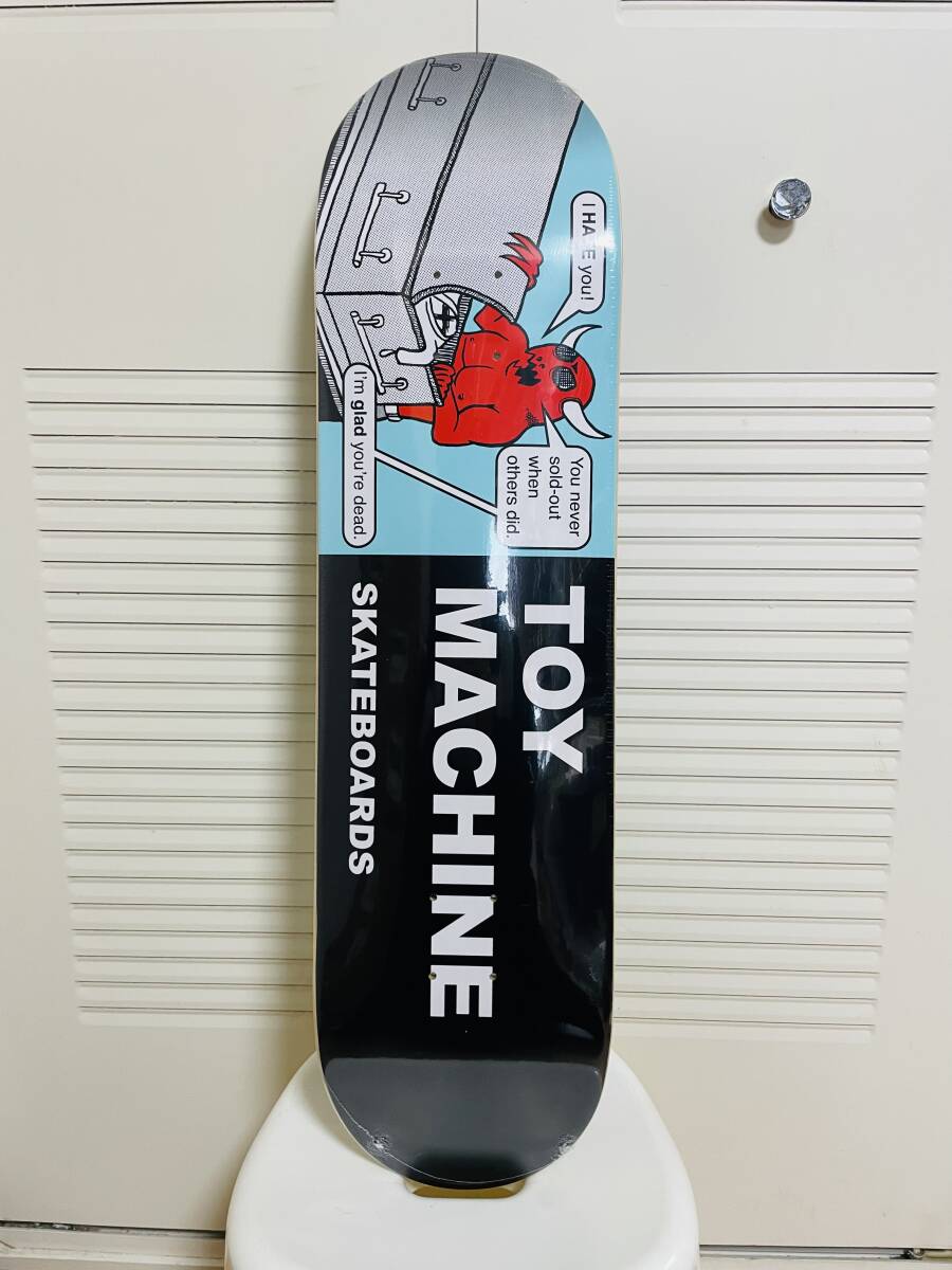 トイマシーン　Toy Machine　スケートボードデッキ　8.125*31.9　D