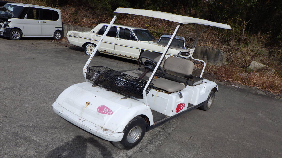 14000円 引取限定 即決 ゴルフカート 白 改造カスタム 実動 現状 14000円 引取限定 即決 ゴルフカート 白 改造カスタム 実動 現状