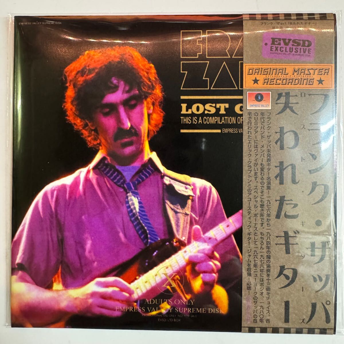 FRANK ZAPPA : THE LOST GUITARS - This is a compilation of unreleased guitar albums「失われたギター」嬉しい再入荷！最高だ！プレス盤