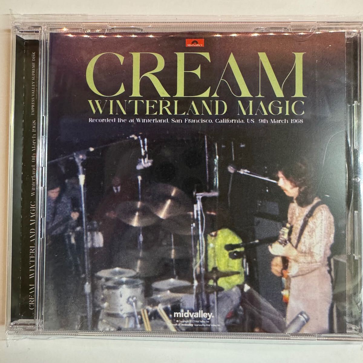 CREAM / WINTERLAND MAGIC CD 完全初登場ライヴ！1968年3月9日ウィンターランド！Mid Valley Records Eric Clapton