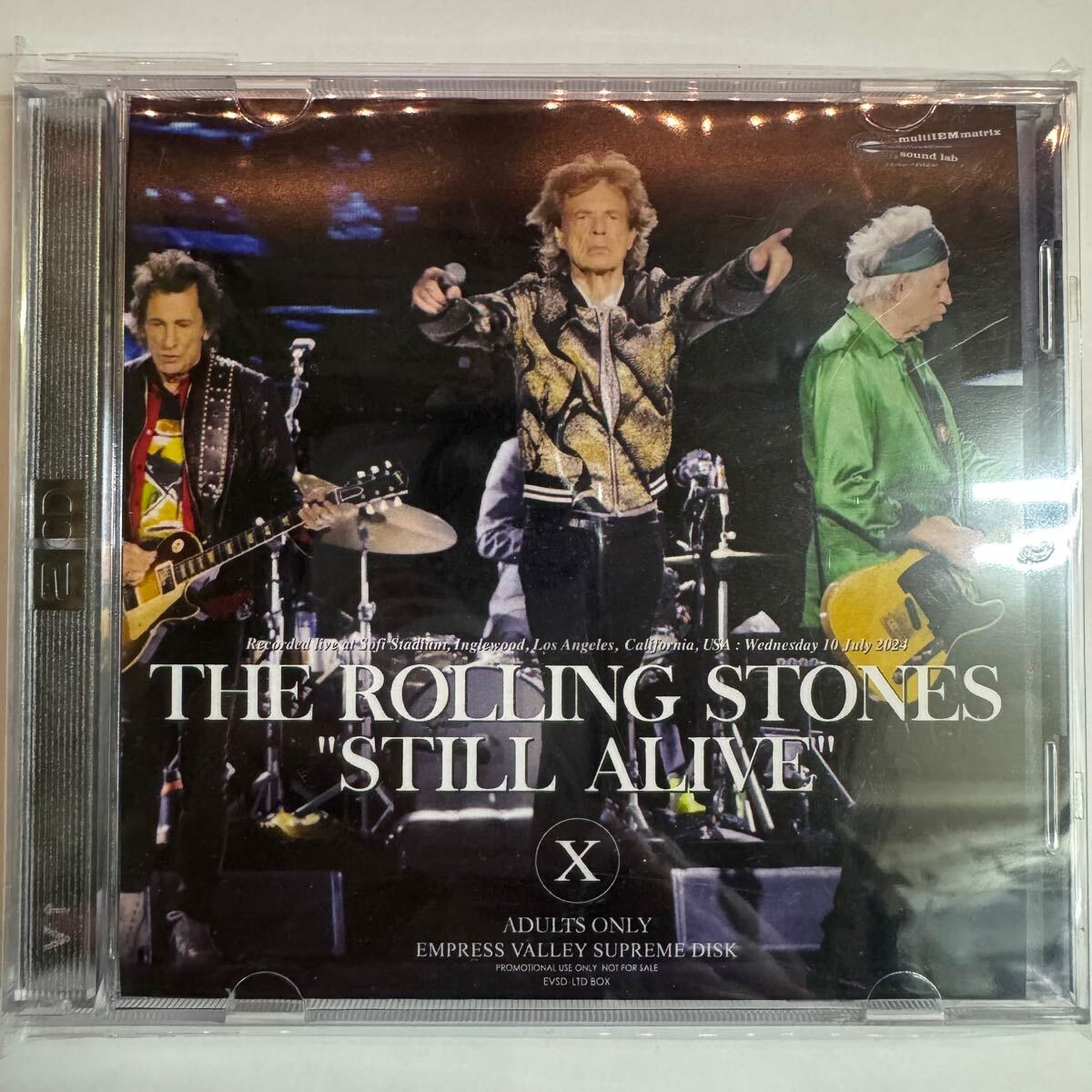 THE ROLLING STONES / STILL ALIVE (2CD) エンプレス・バレイ・オリジナルIEMサウンドボード音源で完全収録！通常盤プラケースバージョン。