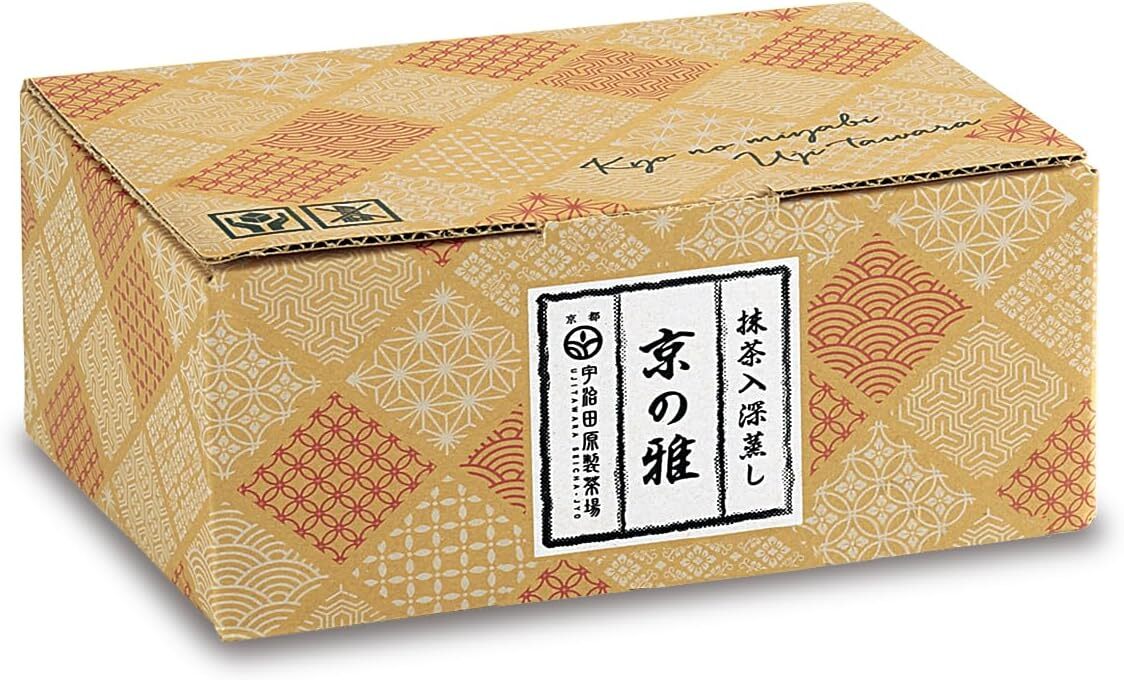 京都・宇治田原製茶場 上級 深蒸し 茶葉 京の雅 1kg (250g×4
