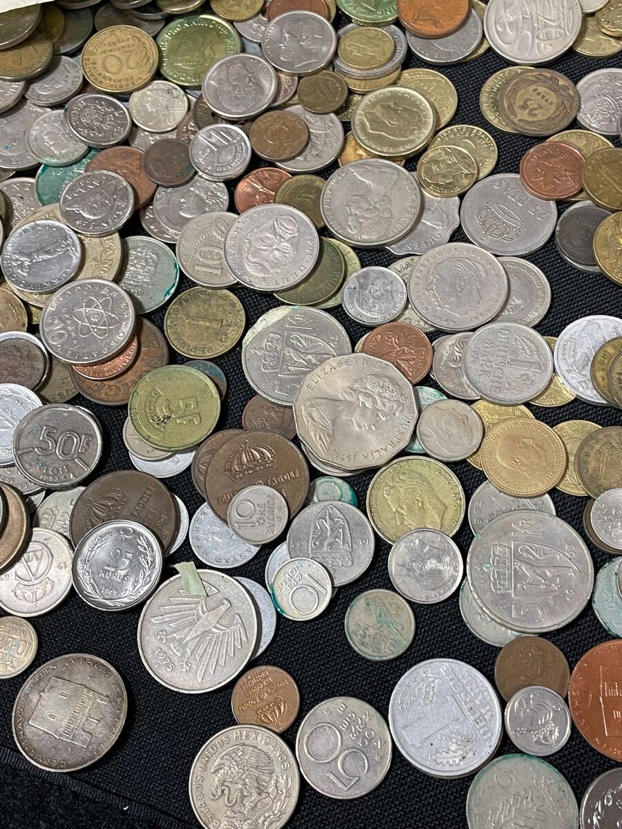 外国コイン まとめて 約1.74kg 硬貨 紙幣 ヨーロッパ アメリカ 外国コイン まとめて 約1.74kg 硬貨 紙幣 ヨーロッパ アメリカ
