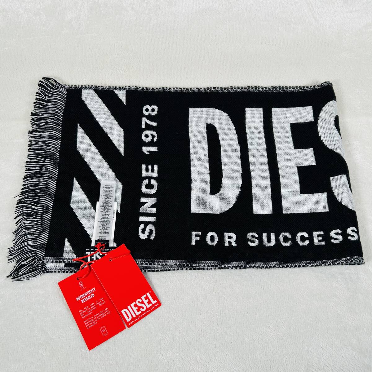 新品未使用 DIESEL ディーゼル ストール メンズ S-BISC マフラー 新品未使用 DIESEL ディーゼル ストール メンズ S-BISC マフラー