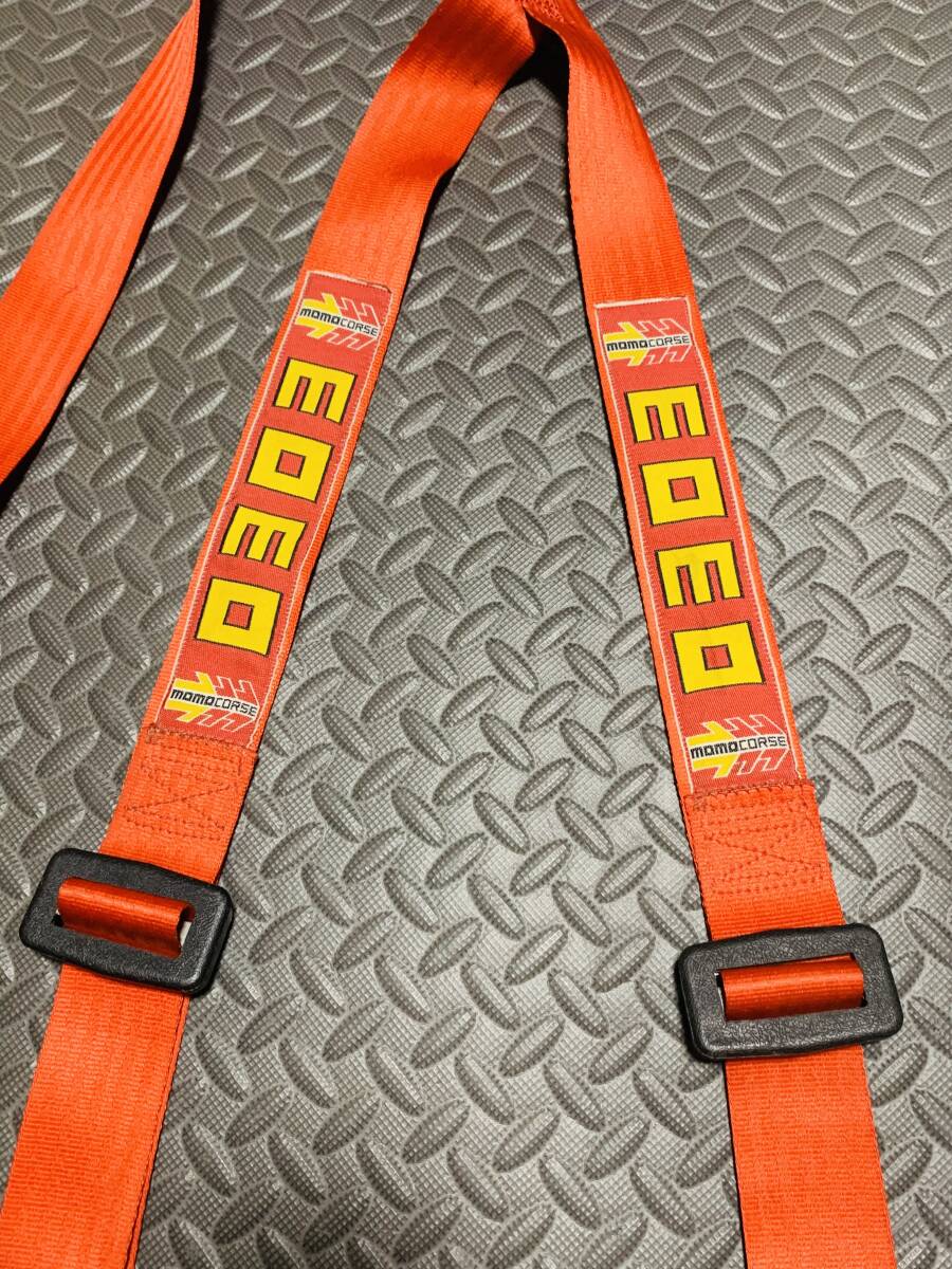  Momoko ruse3P 4 пункт ремень безопасности красный 4 точечная рейсинг Harness momo corse подлинная вещь 