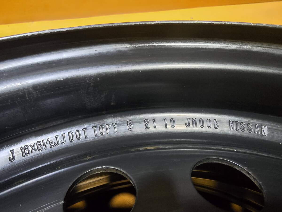 [R189] колесо 4шт.@* steel Nissan 16×6.5J 5 дыра PCD114.3 +40?