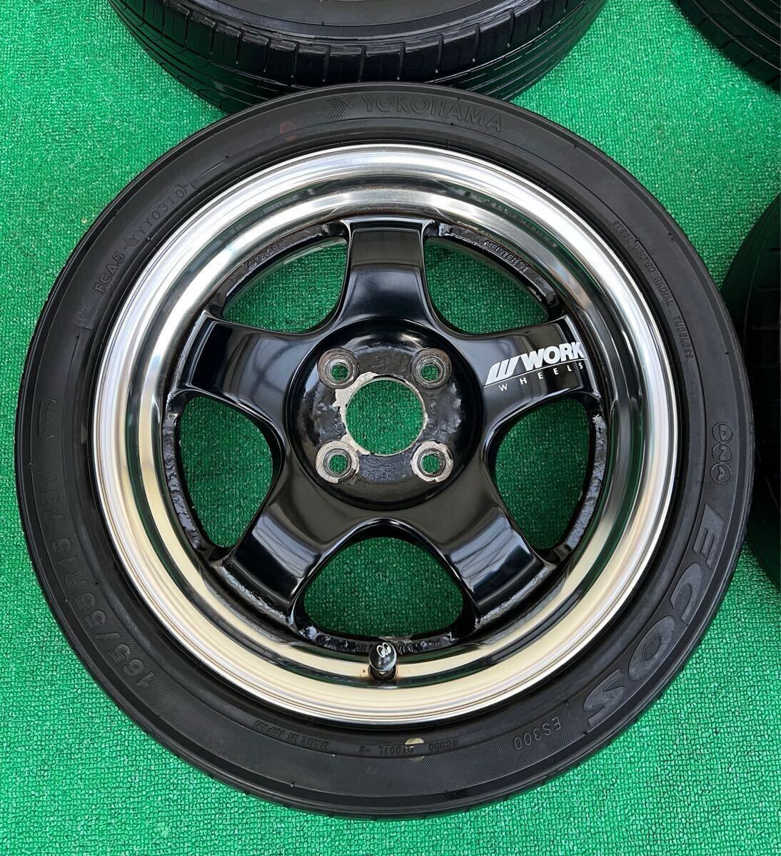 希少品 WORK MEISTER S1 ワーク マイスター 15インチタイヤ 希少品 WORK MEISTER S1 ワーク マイスター 15インチタイヤ
