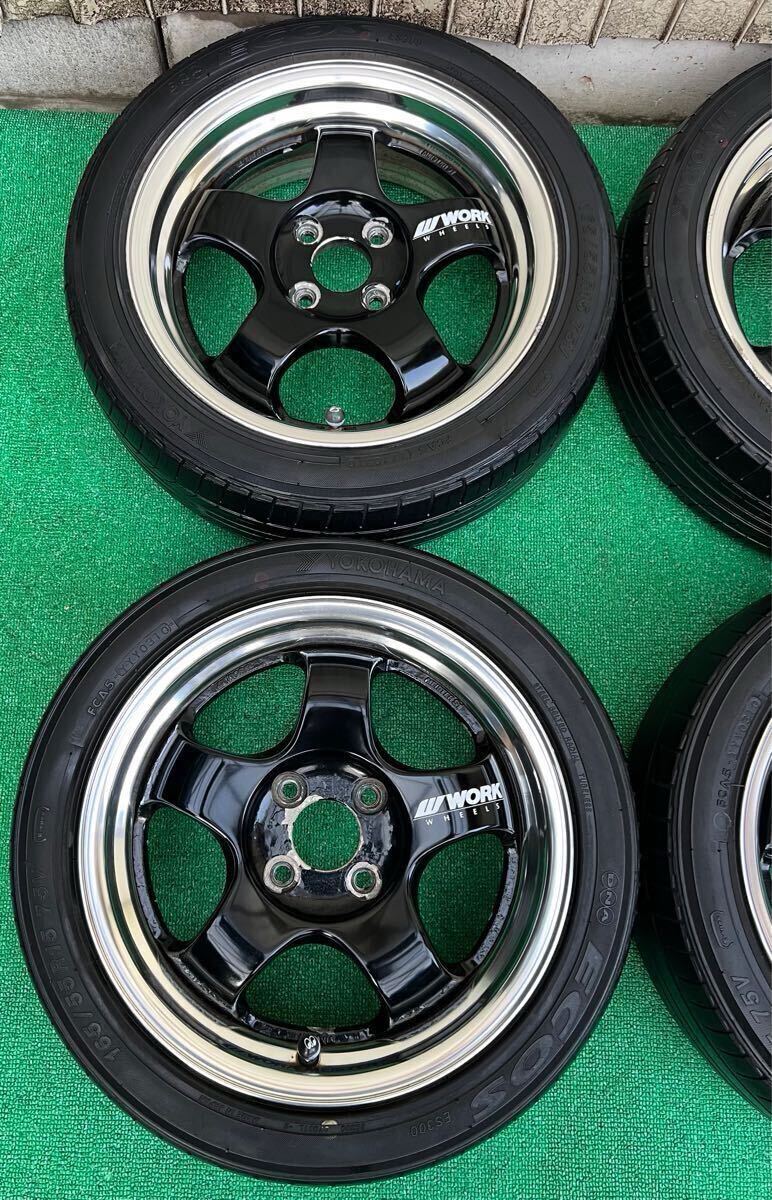 希少品 WORK MEISTER S1 ワーク マイスター 15インチタイヤ 希少品 WORK MEISTER S1 ワーク マイスター 15インチタイヤ
