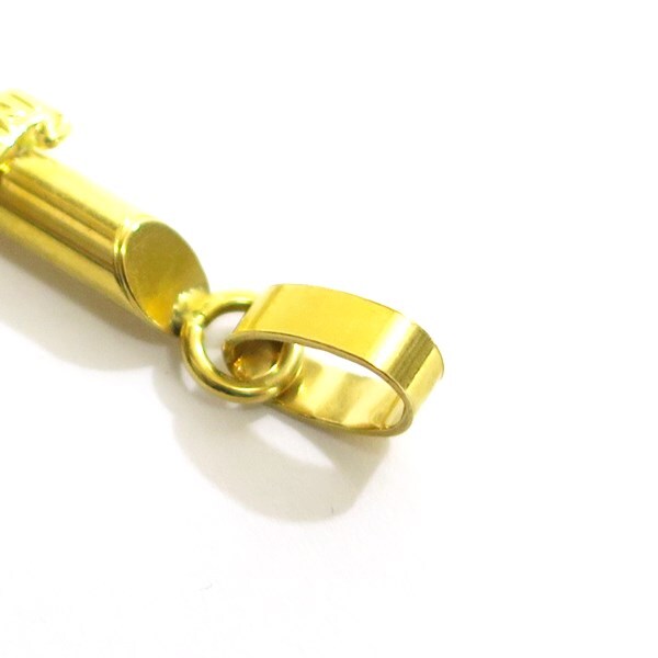 UNOAERRE ウノアエレ K18 キリスト 十字架 ペンダントトップ 750YG 約6.1g【代引不可】【送料無料】中古品 used AB