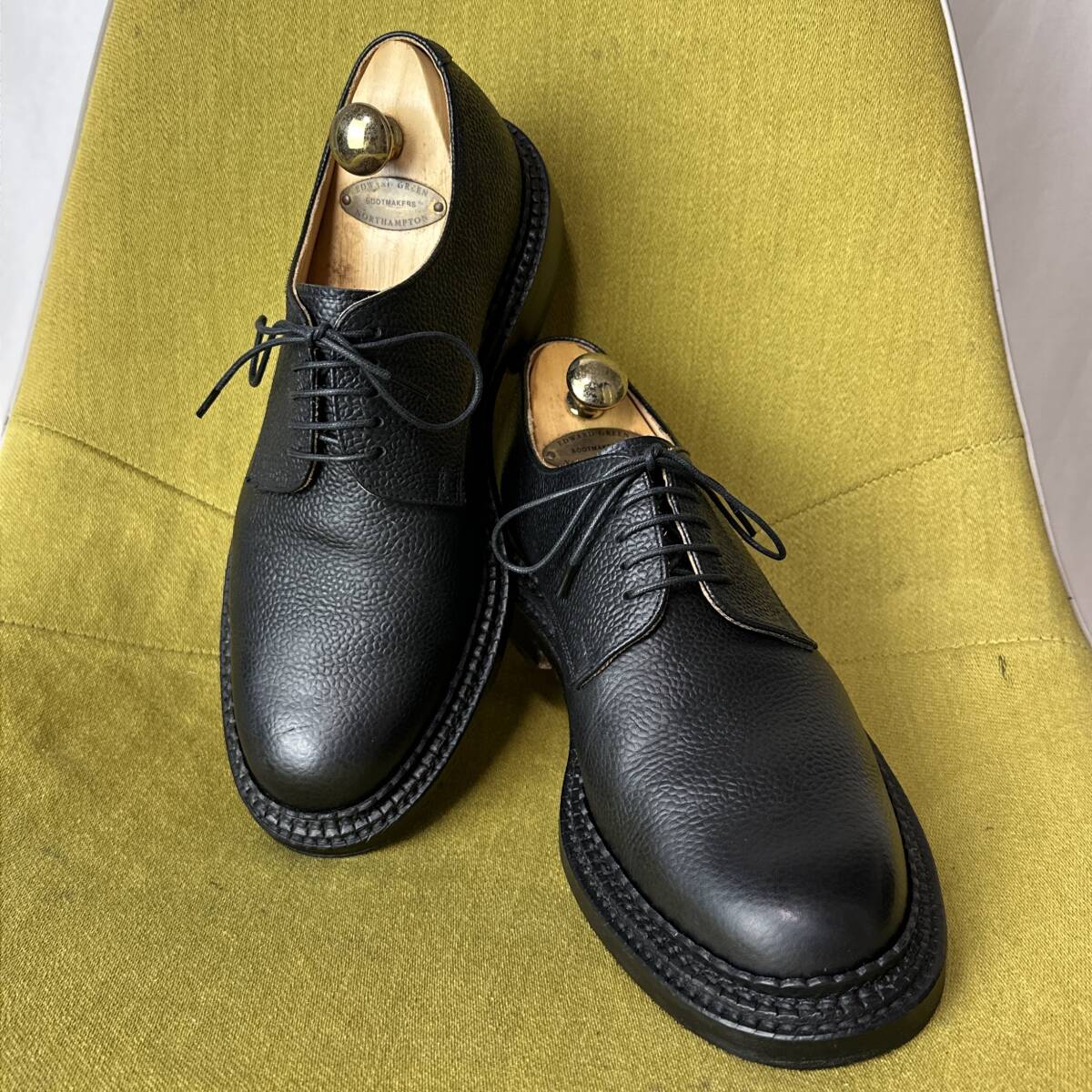 GRENSON グレンソン トリプルウェルト プレーントゥシューズ 6.5G 英国製 ビジネス 25.0 25.5相当