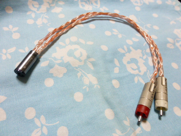 4.4mm5極 3.5mm メス → RCA×2 ステレオ オーグライン+pt 撚り 4.4mm5極 3.5mm メス → RCA×2 ステレオ オーグライン+pt 撚り