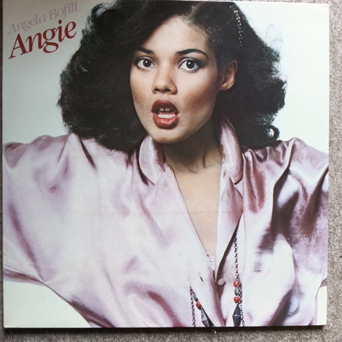 LPレコード　ANGELA BOFILL/アンジー　ANGIE アンジェラ・ボフィル/Dave Grusin/Eric Gale/Gwen Guthrie/Patti Austin　未使用に近い美品