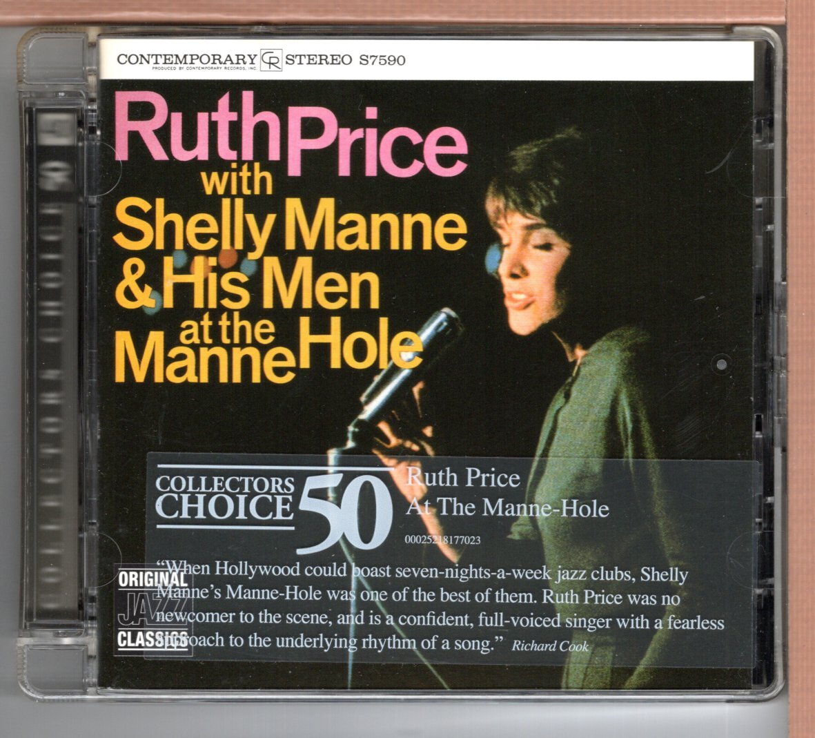 【中古CD】RUTH PRICE WITH SHELLY MANNE ＆ HIS MEN AT THE MANNE-HOLE