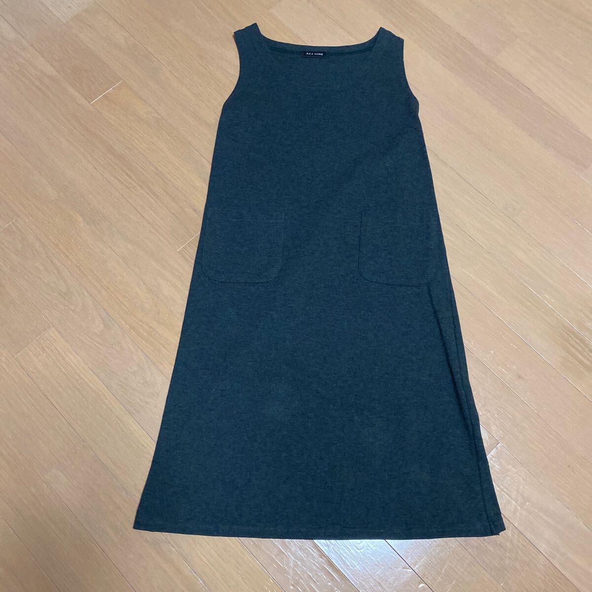 p.c.s ワンピース グレー レディース　綿100% 155〜165
