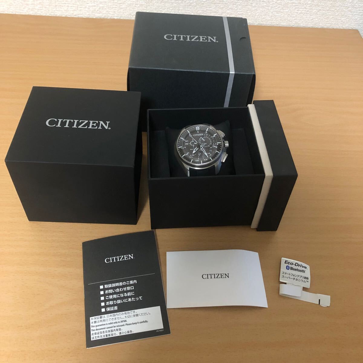 677-0035 CITIZEN シチズン メンズ腕時計　エコドライブ　ソーラー　ラバーベルト　黒　ブラック　W770-S115027 W770MV-01 動作確認済み