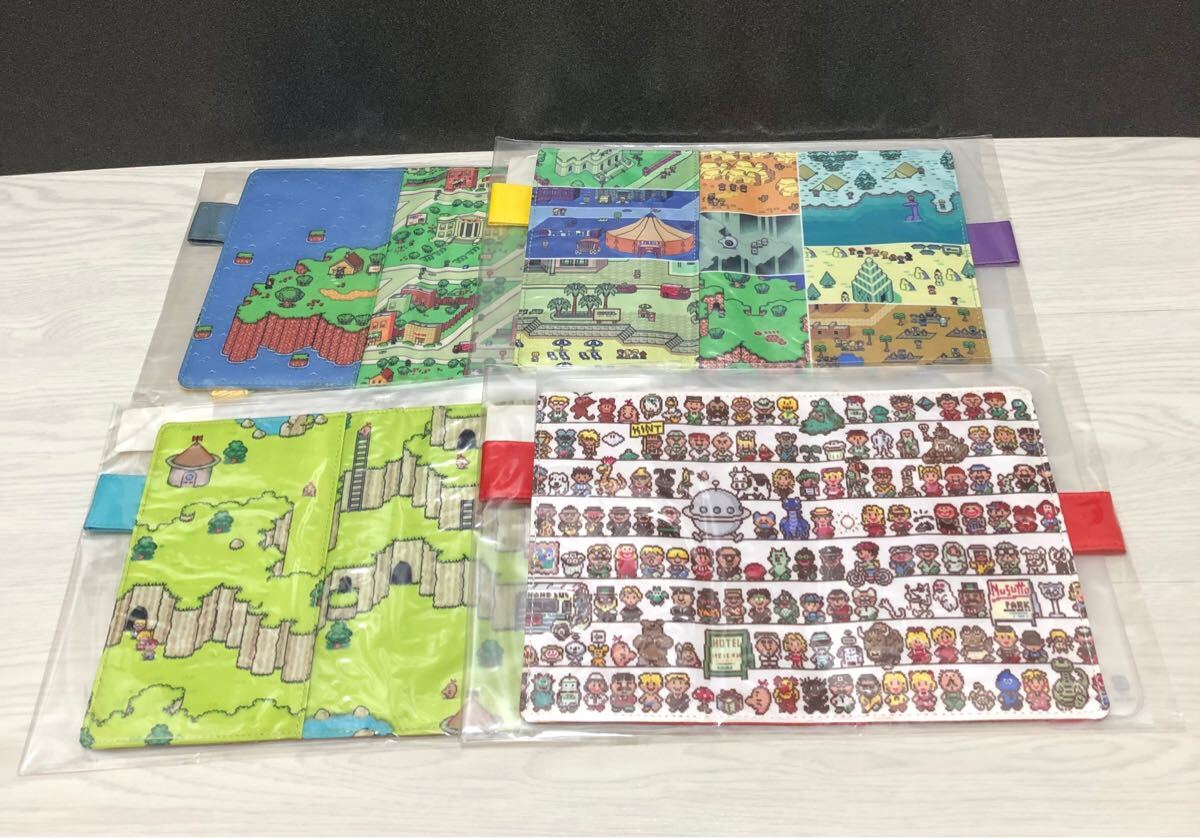 m628-0359-15 【未開封品】ほぼ日手帳 手帳カバー まとめ売り MOTHER2 サターンバレー メモリーズ CAST 1994
