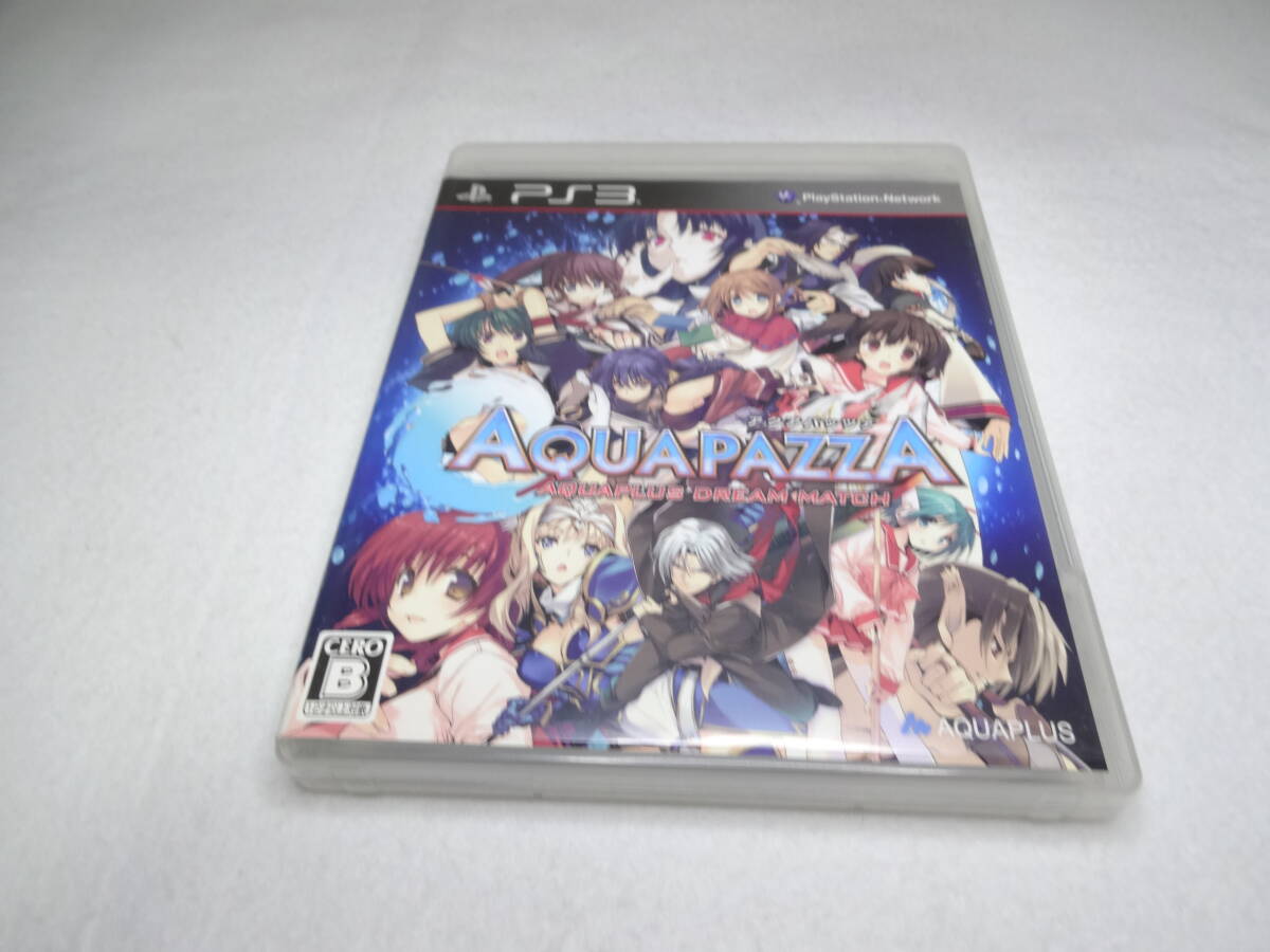送料無料　PS3ソフト AQUAPAZZA(アクアパッツァ)-AQUAPLUS DREAM MATCH-[通常版]プレイステーション３　AQUAPLUS