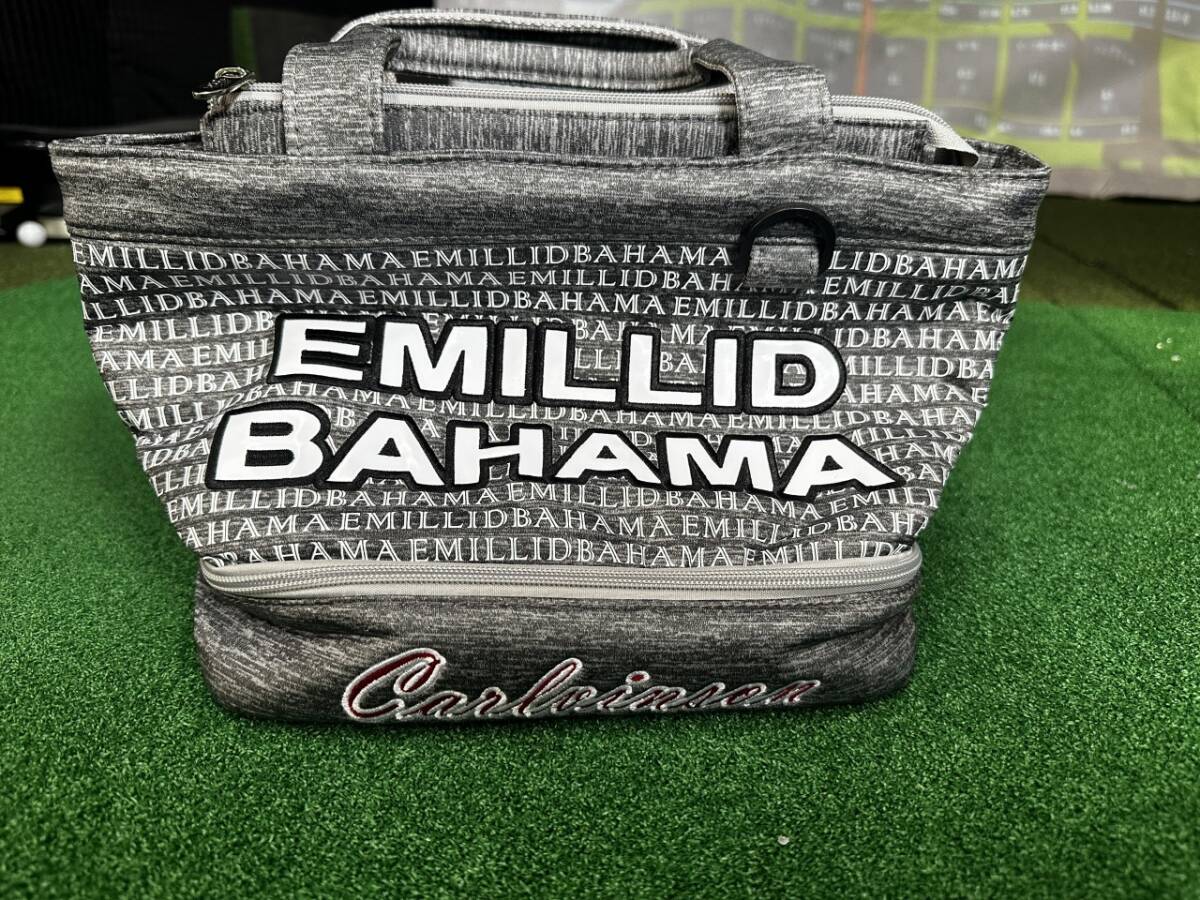 新品未使用品　希少　人気のグレー　エミリッドバハマＥＭＩＬＬＩＤＢＡＨＡＭＡオリジナルカートバッグ（CV-CB02）