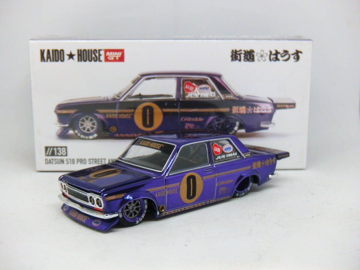 KAIDO★HOUSE MINIGT //138 DATSUN 510 PROSTREET ANNIVERSARY EDITION 街道ハウス ミニＧＴ ダットサン 510 プロストリート