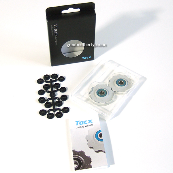 送料コミ追跡アリ◆新品◆タックス ジョッキーホイール T4065 プーリー★tacx セラミックボールベアリング付屬 シマノ