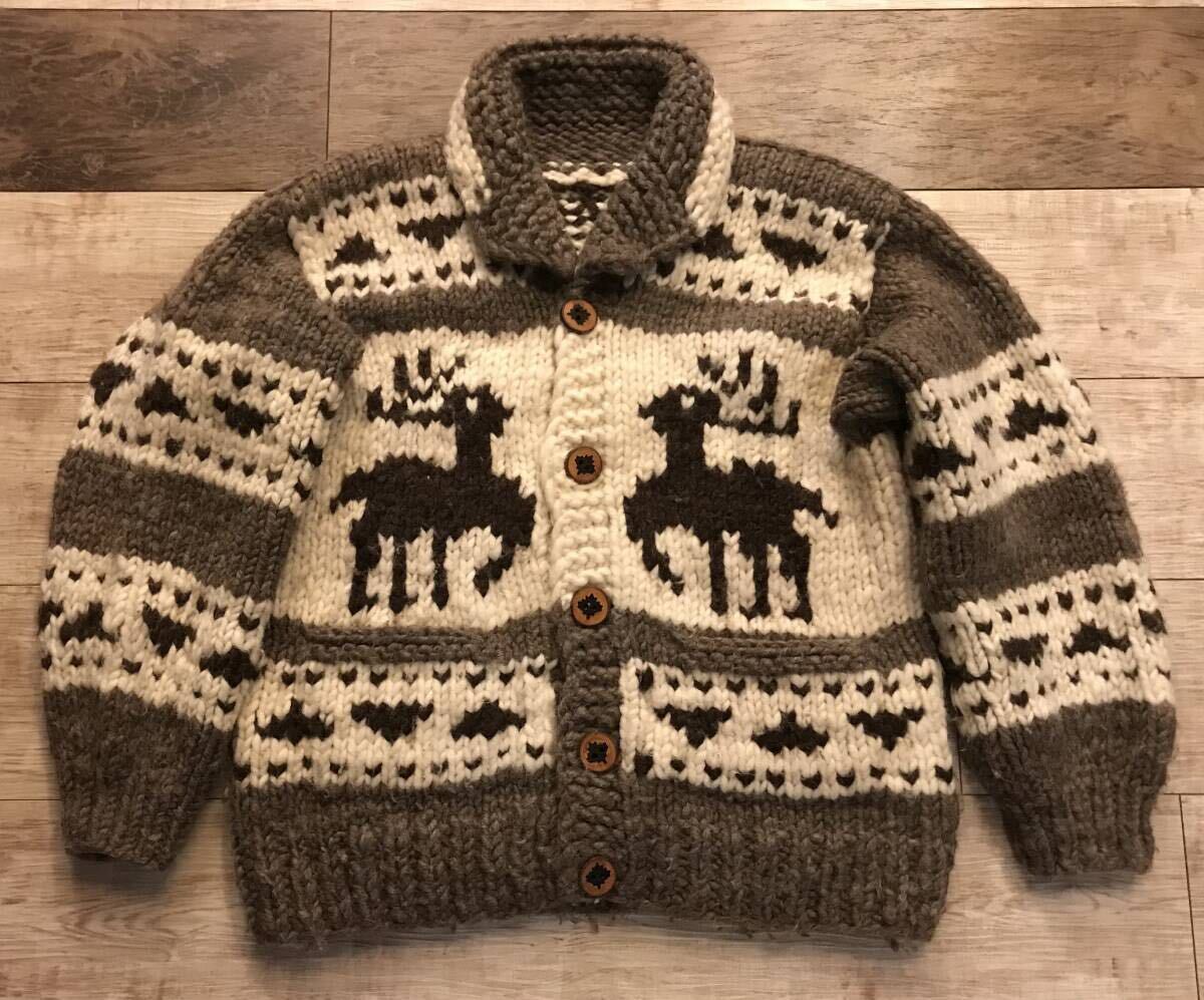 カナダ製　NOOTKA カウチン　ニットセーター　M カナダ製 NOOTKA カウチン ニットセーター M