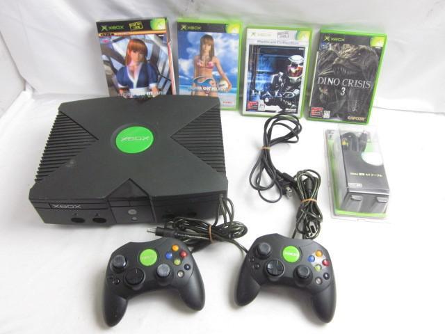 【同梱可】中古品 ゲーム Xbox 本体 54458 動作品 周辺機器 ソフト4点付き