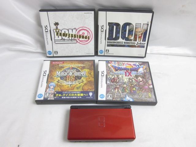 【同梱可】中古品 ゲーム ニンテンドーDS 本体 DS Lite USG-001 クリムゾン/レッド 動作品 ソフト ドラゴンクエスト