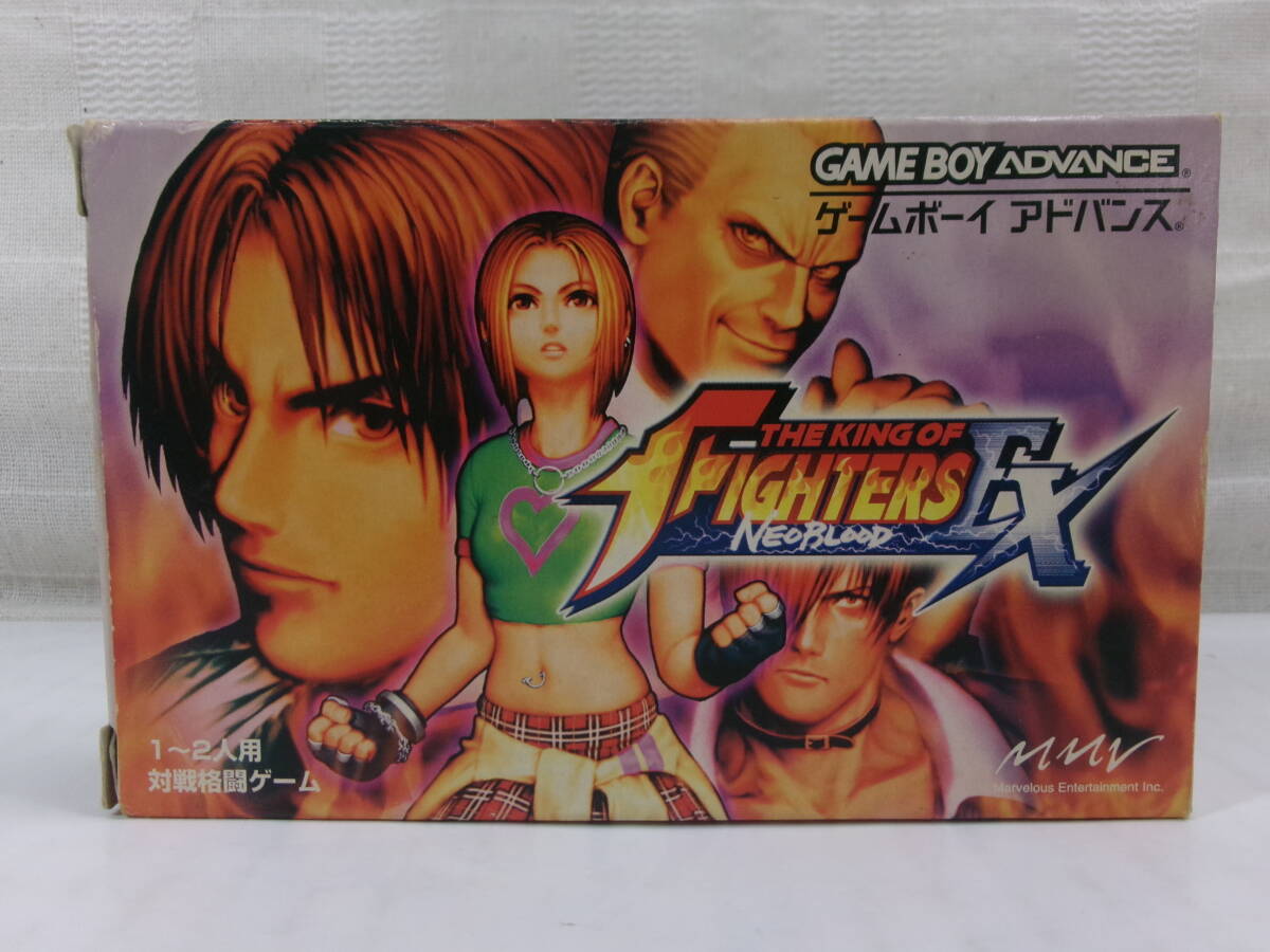 GBA　ザ・キング・オブ・ファイターズEXネオブラッド　KOF　箱説あり　起動チェック済み　中古・当時品　即決