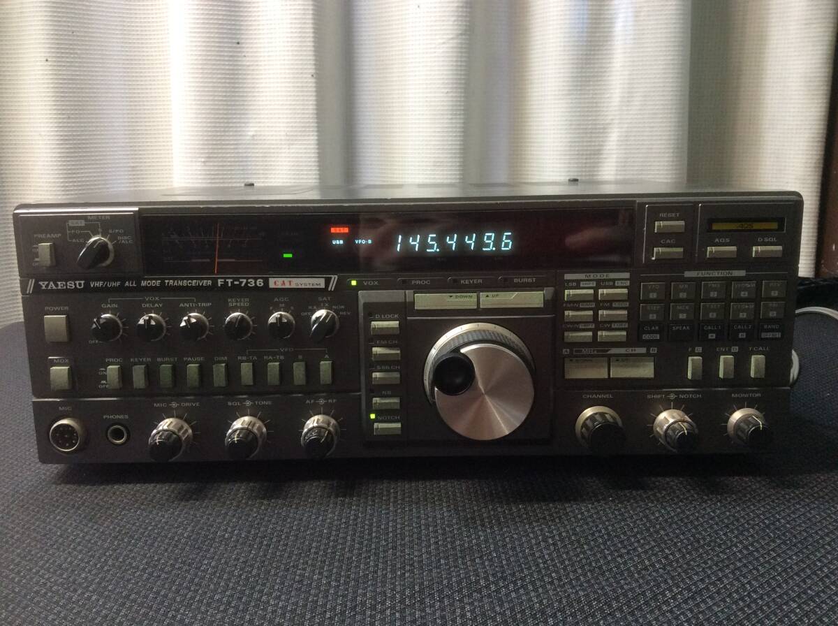 Yahoo!オークション - 八重洲無線 YAESU FT-736 VHF /UHF ALL Yahoo!オークション - 八重洲無線 YAESU FT-736 VHF /UHF ALL