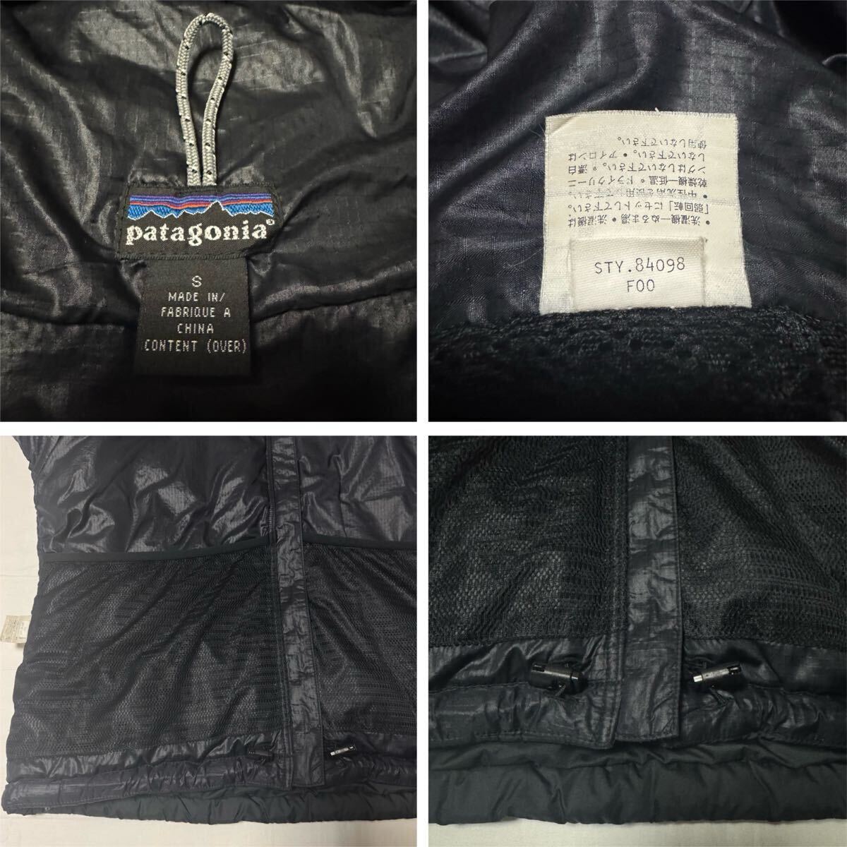希少 Sサイズ 超極美品【2000・マットブラック】 patagonia 希少 Sサイズ 超極美品【2000・マットブラック】 patagonia