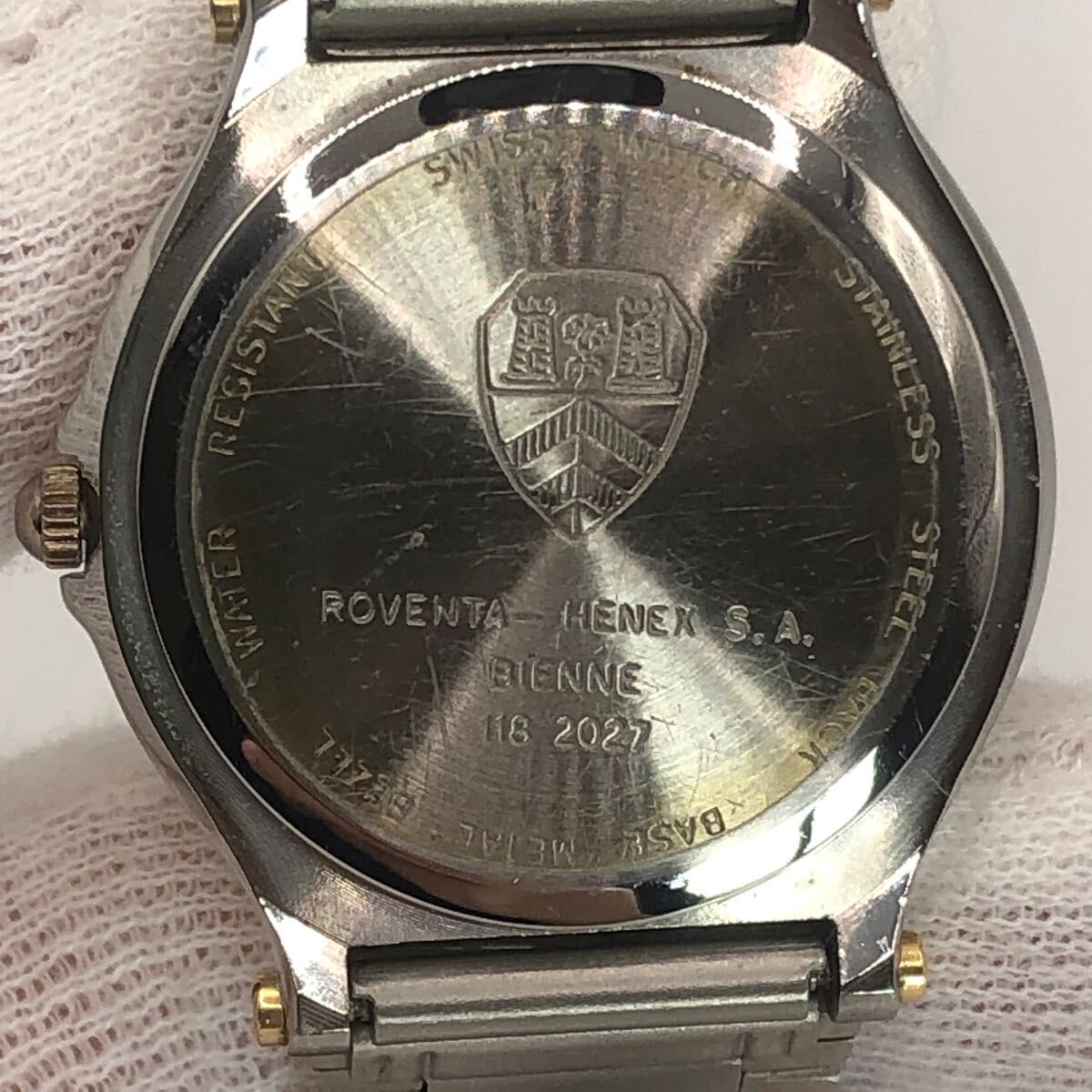 ROVENTA HENEX ロベンタ へネックス クオーツ ラウンド 腕時計