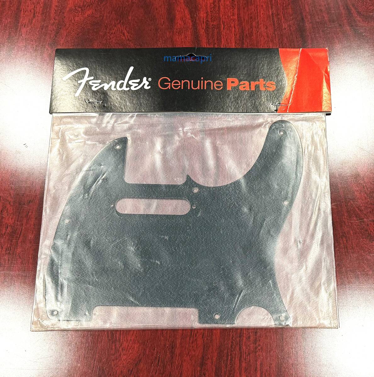 新品 Fender純正 Standard Telecaster Pickguard Black 8Hole フェンダー スタンダード テレキャスター ピックガード ブラック Made In USA_画像1
