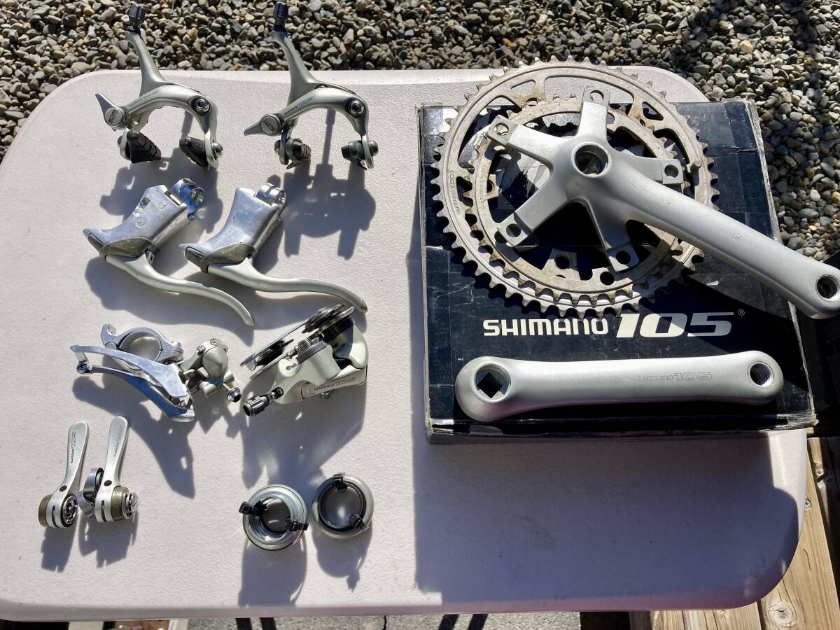 Yahoo!オークション - SHIMANO105 1055コンポset Usedシマノ105 Yahoo!オークション - SHIMANO105 1055コンポset Usedシマノ105