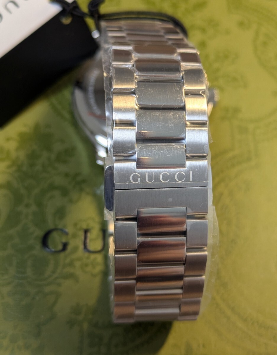 新品未使用 グッチ GUCCIダイヤ マザーオブパール Gタイムレス