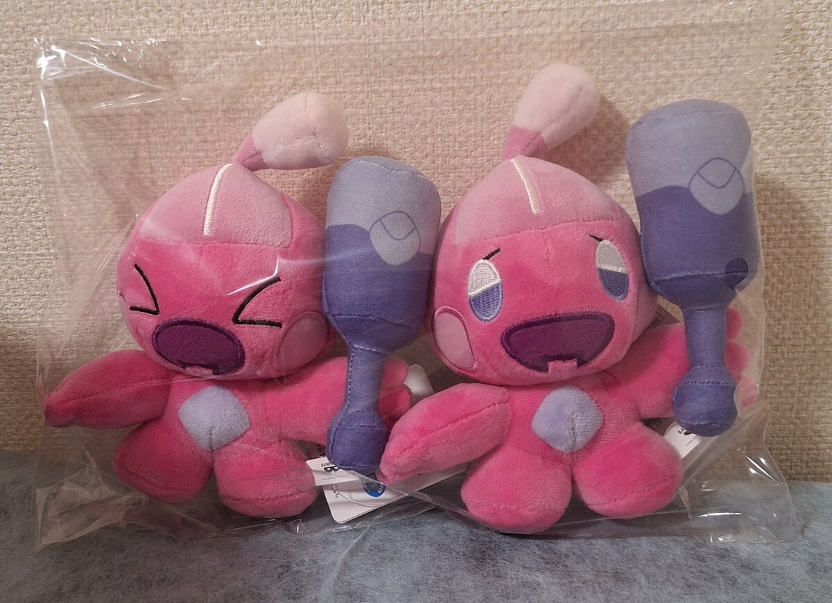 新品・未使用 ポケモン カヌチャン いろんなおかお ぬいぐるみ マスコット タグ付き ポケットモンスター 2種セット BANDAI