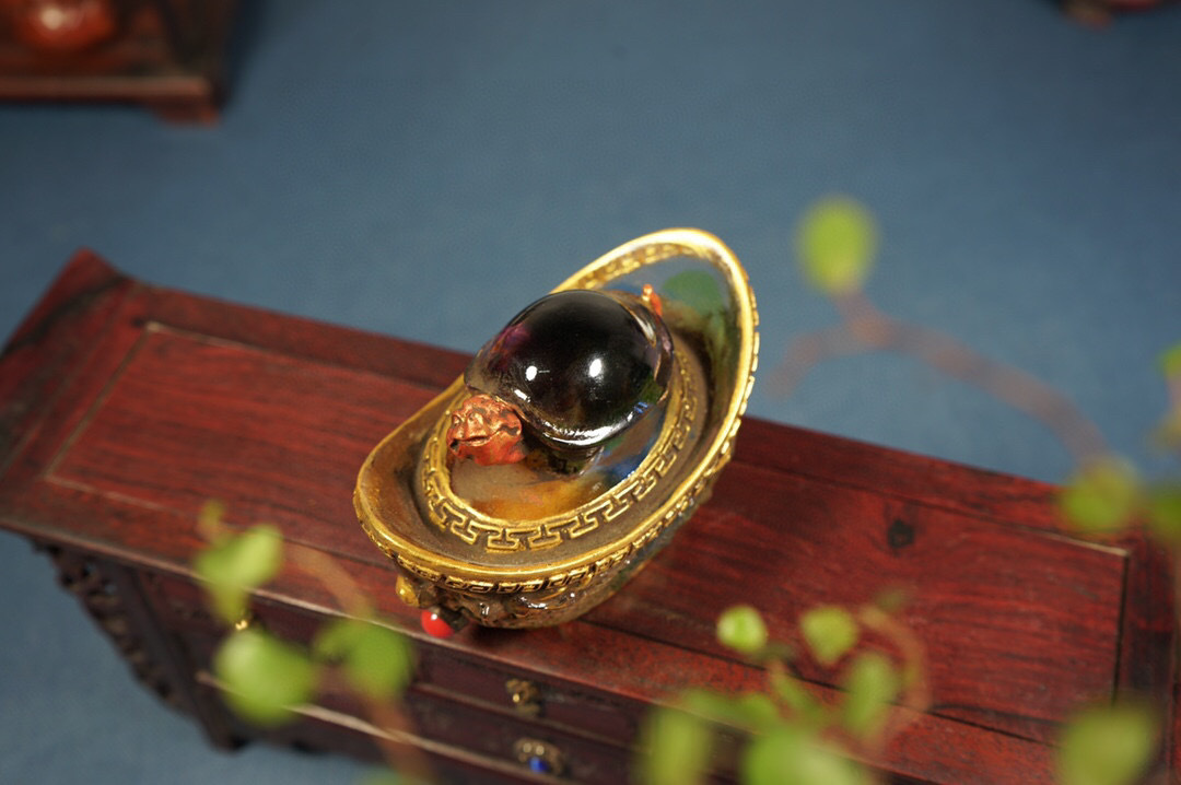 骨董収蔵・琉璃製・鼻煙壺』収蔵品・貴重物品・古美術品・稀少珍蔵品