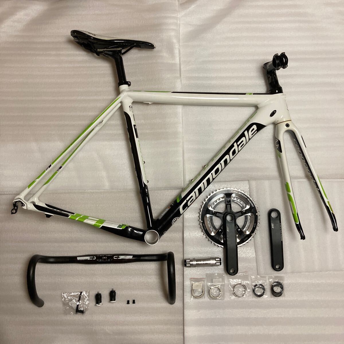 CANNONDALE CAAD10 (RACING EDITION) フレームセット50+BB・クランクセット+α