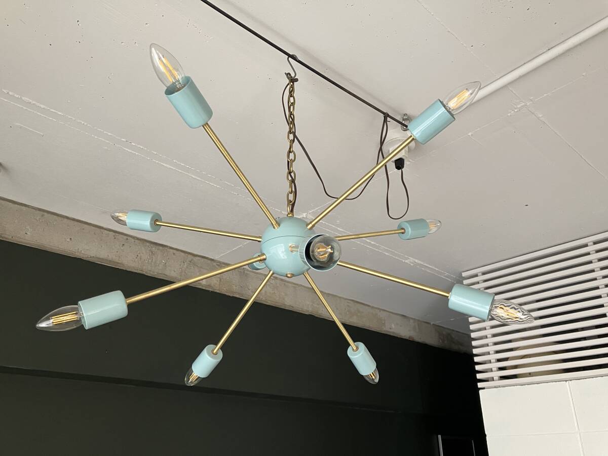 新品 リプロダクト 10灯 スプートニク ランプ ミッドセンチュリー Sputnik オマケ付き