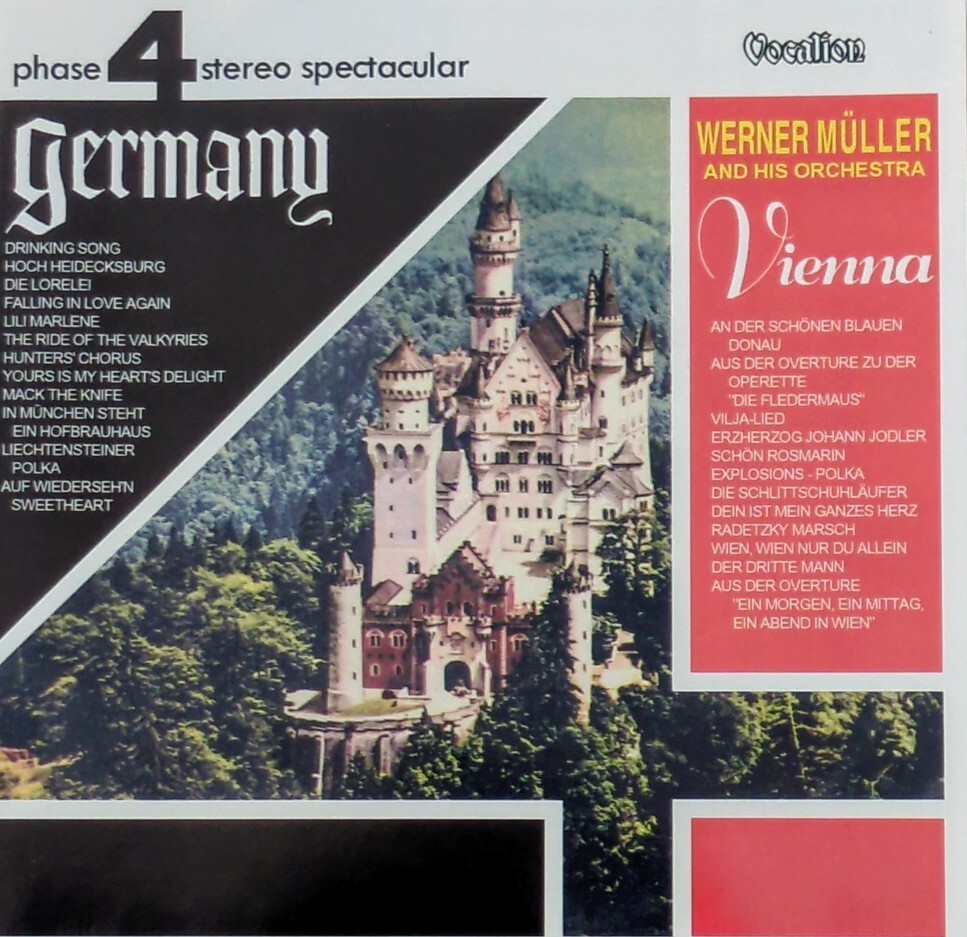 ほぼ新品同様 CD ウェルナー・ミューラー Werner Mller And His Orchestra Germany & Vienna 2007年 UK盤 イージーリスニング