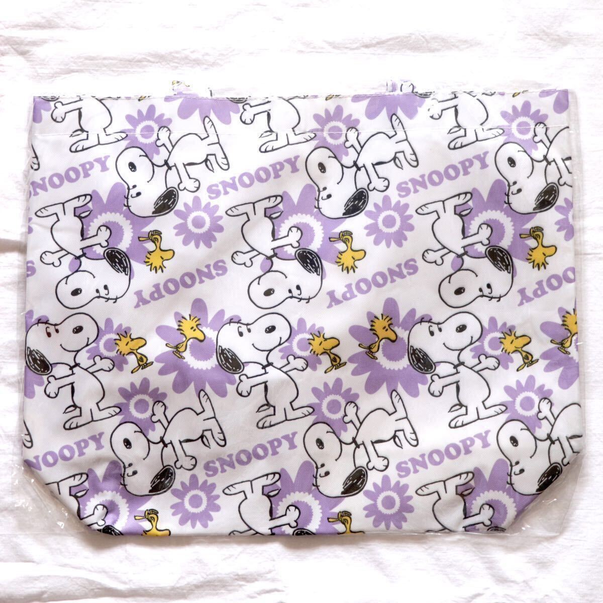 【未使用】スヌーピー 特大 トートバッグ PEANUTS SNOOPY サイズ 約400(W)x320(H)x110(D)mm Woodstock ウッドストック