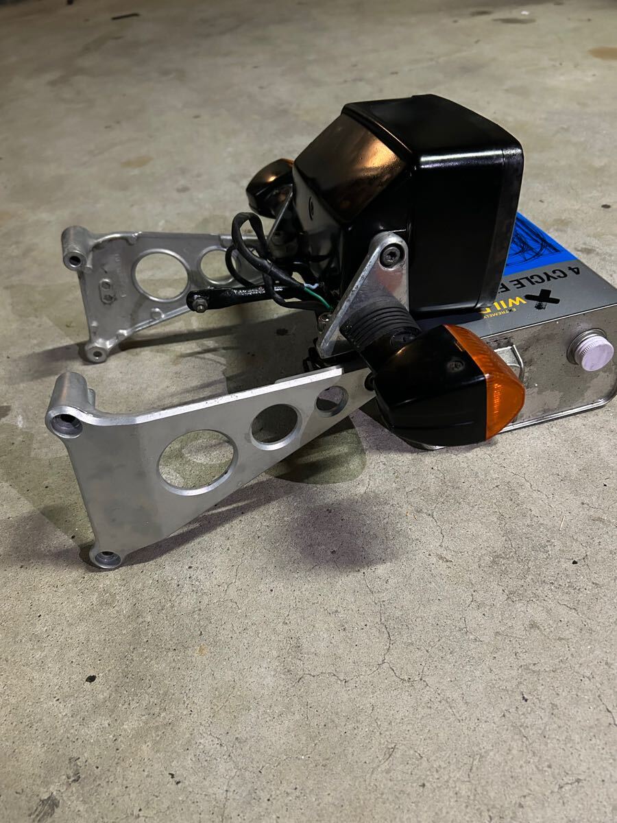 cbr400f 純正角目ヘッドライトセット 希少 当時物 パーツ cbr400f 純正角目ヘッドライトセット 希少 当時物 パーツ