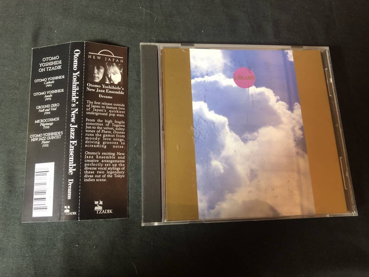 YOSHIHIDE OTOMO'S NEW JAZZ ENSEMBLE - DREAMS 大友良英 CD / TZADIK 帯付き 戸川純