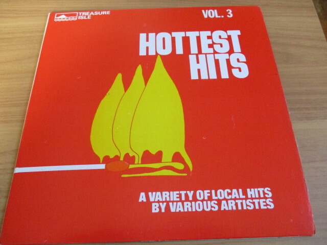 V.A. TREASURE ISLE LP！HOTTEST HITS 3, 名門 ROCK STEADY 集, JA 盤, 概ね美品