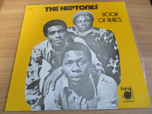 HEPTONES LP！BOOK OF RULES, JA HARRY J, 少しノイズあり ですが 素晴らしい名作