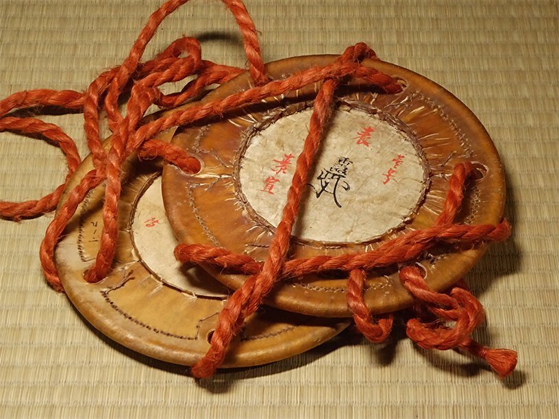 花◇古作和楽器 伝世品 江戸時代 蝋色塗蔓草金蒔絵鼓胴 大鼓