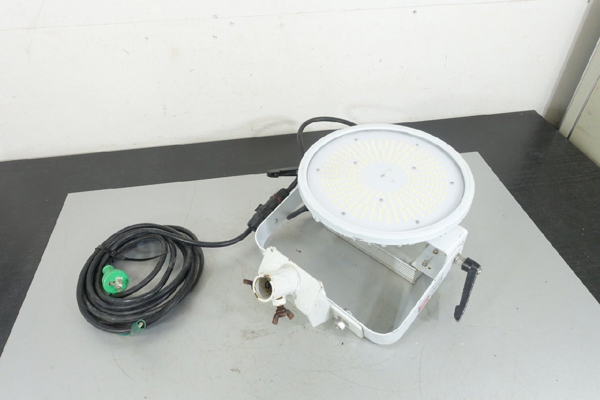 B　100W形　日動工業　屋外用　LED作業灯　L100V2-D-HW-50K-N　白色　ハイディスク100W　LED投光器　照明器具　看板　電球　100V