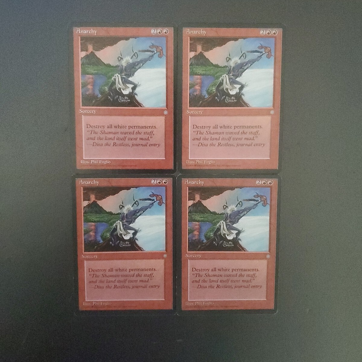 MTG Anarchy ICE 4枚セット
